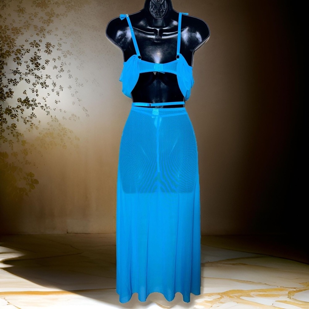 New Small Disney Jasmine Aladdin Princess Halloween Sexy Costume Belly Dance - Picture 3 of 3